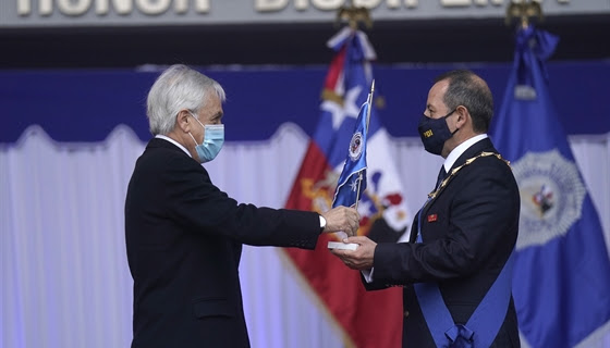 Presidente Piñera encabeza ceremonia de cambio de mando de la Policía de Investigaciones