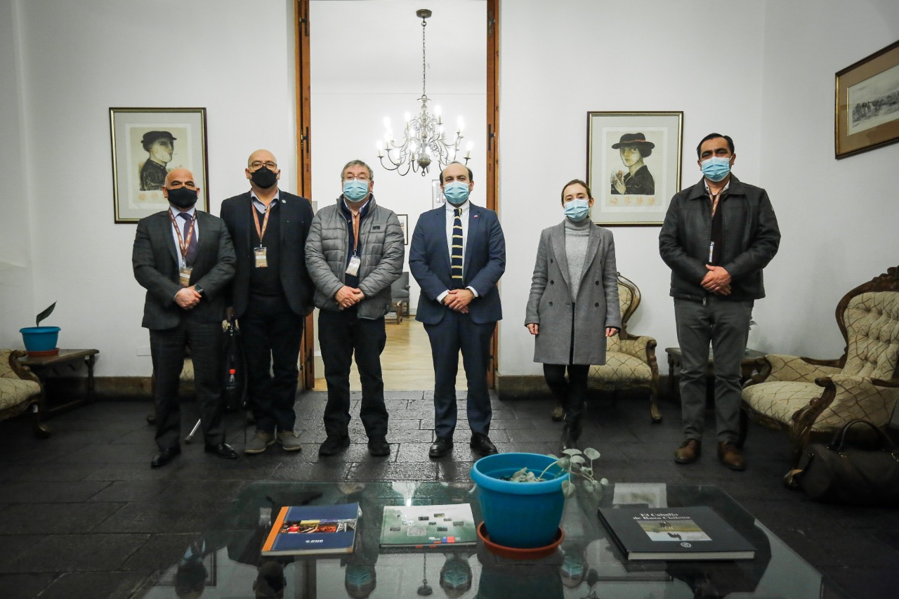 Embarcados pesqueros y mercantes del país llegaron a La Moneda por debate legislativo