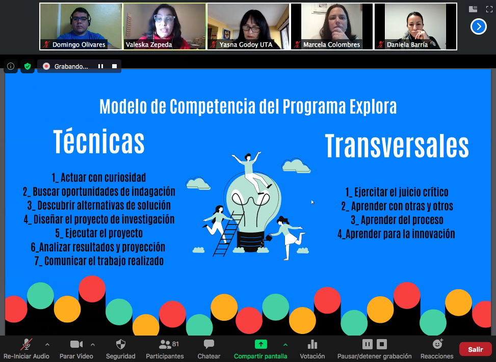 Estudiantes y profesores de Tarapacá motivados por desarrollar Investigación e Innovación Escolar