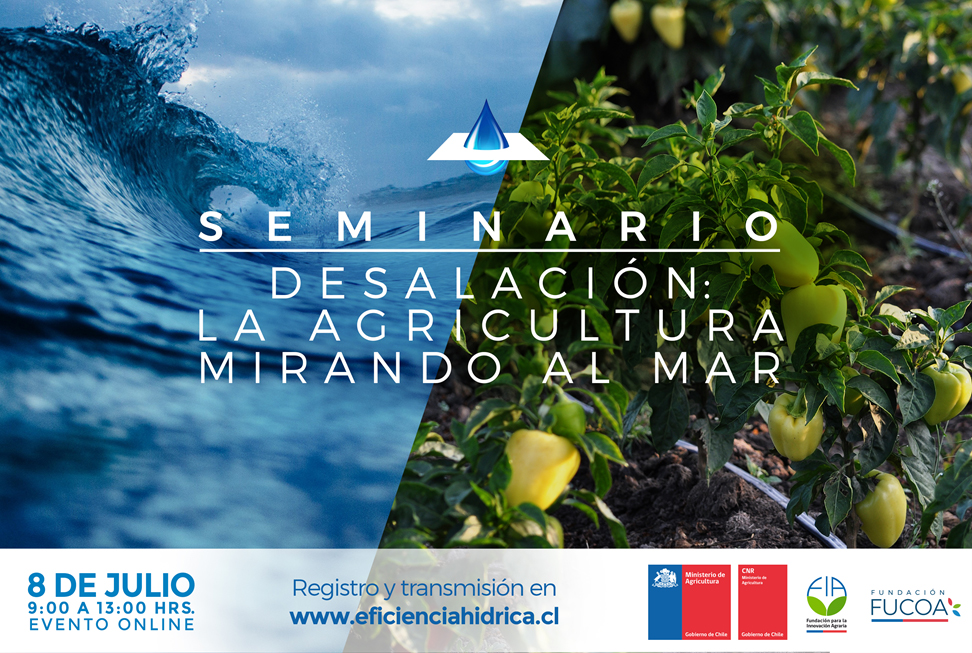 Expertos analizarán oportunidades de la desalación de agua con fines agrícolas