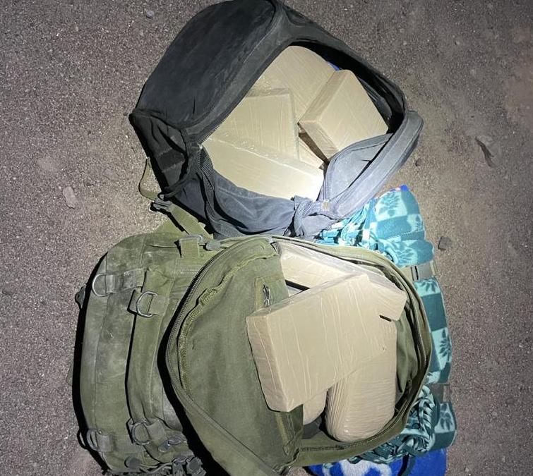 En la frontera Brianco detecta a “burrero” ingresando más de 20 kilos de droga