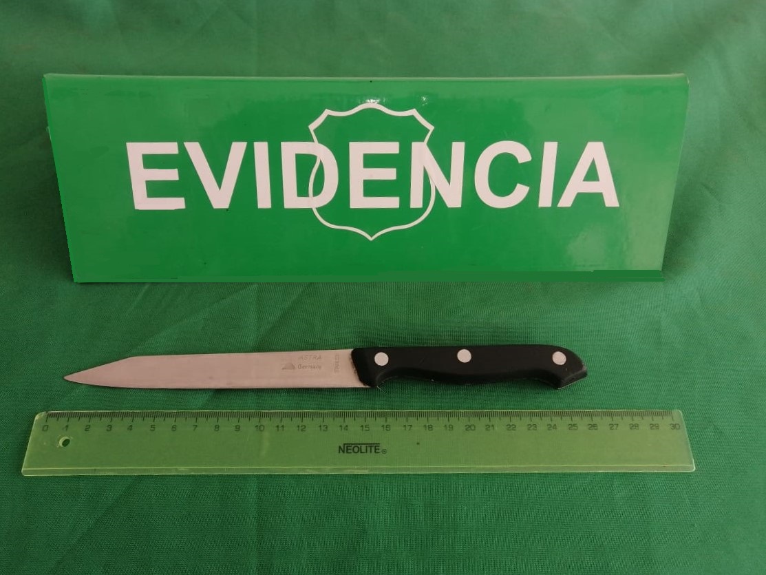 Detenido por porte de arma blanca en Huara