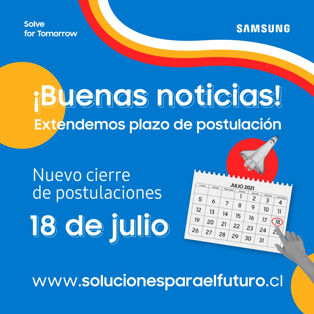 El concurso de innovación escolar Solve For Tomorrow extiende plazo de postulaciones 2021