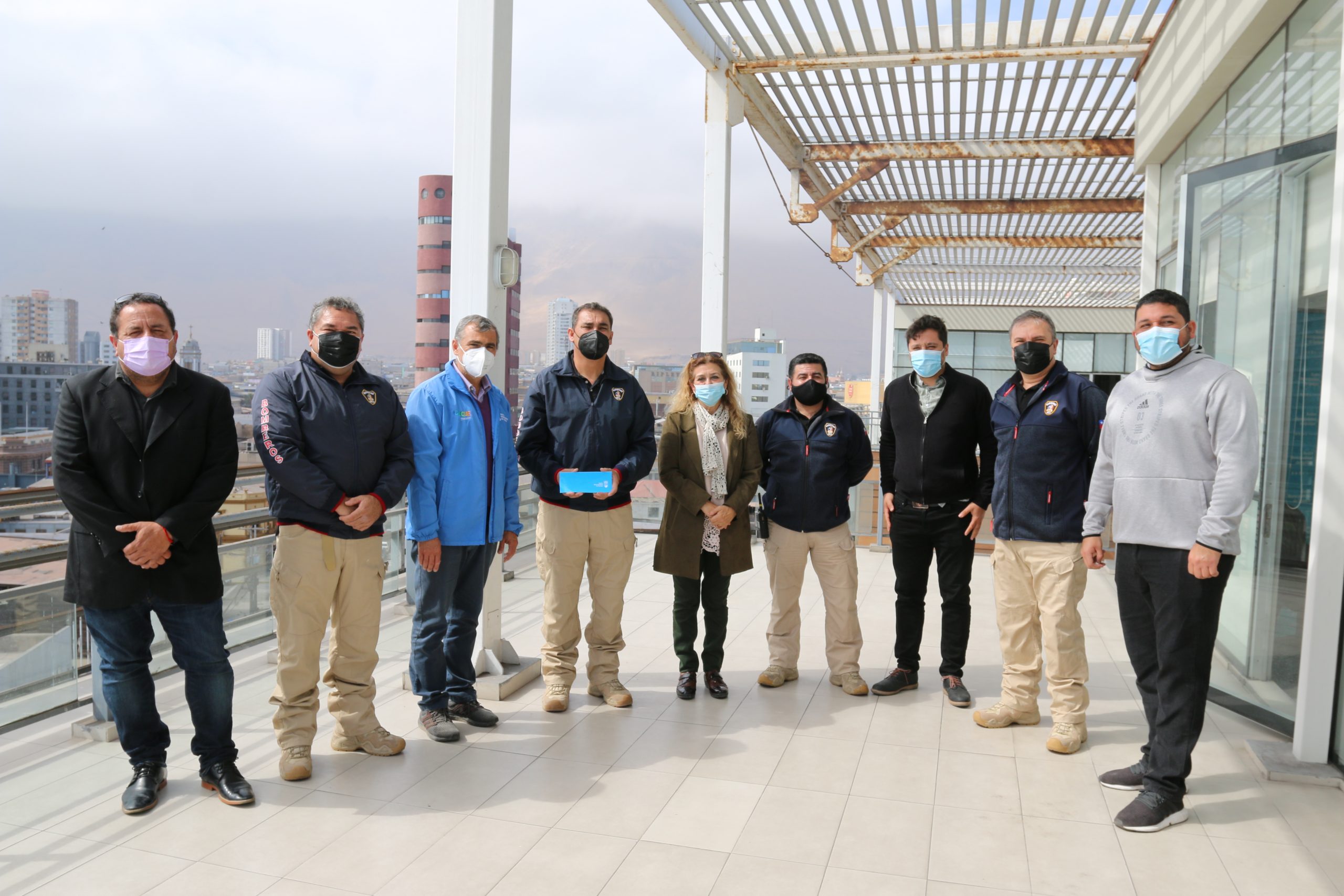 IMI entregó subvención de $120 millones al Cuerpo de Bomberos de Iquique