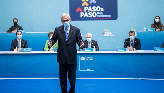 Presidente Piñera presenta actualización del «Plan Paso a Paso»