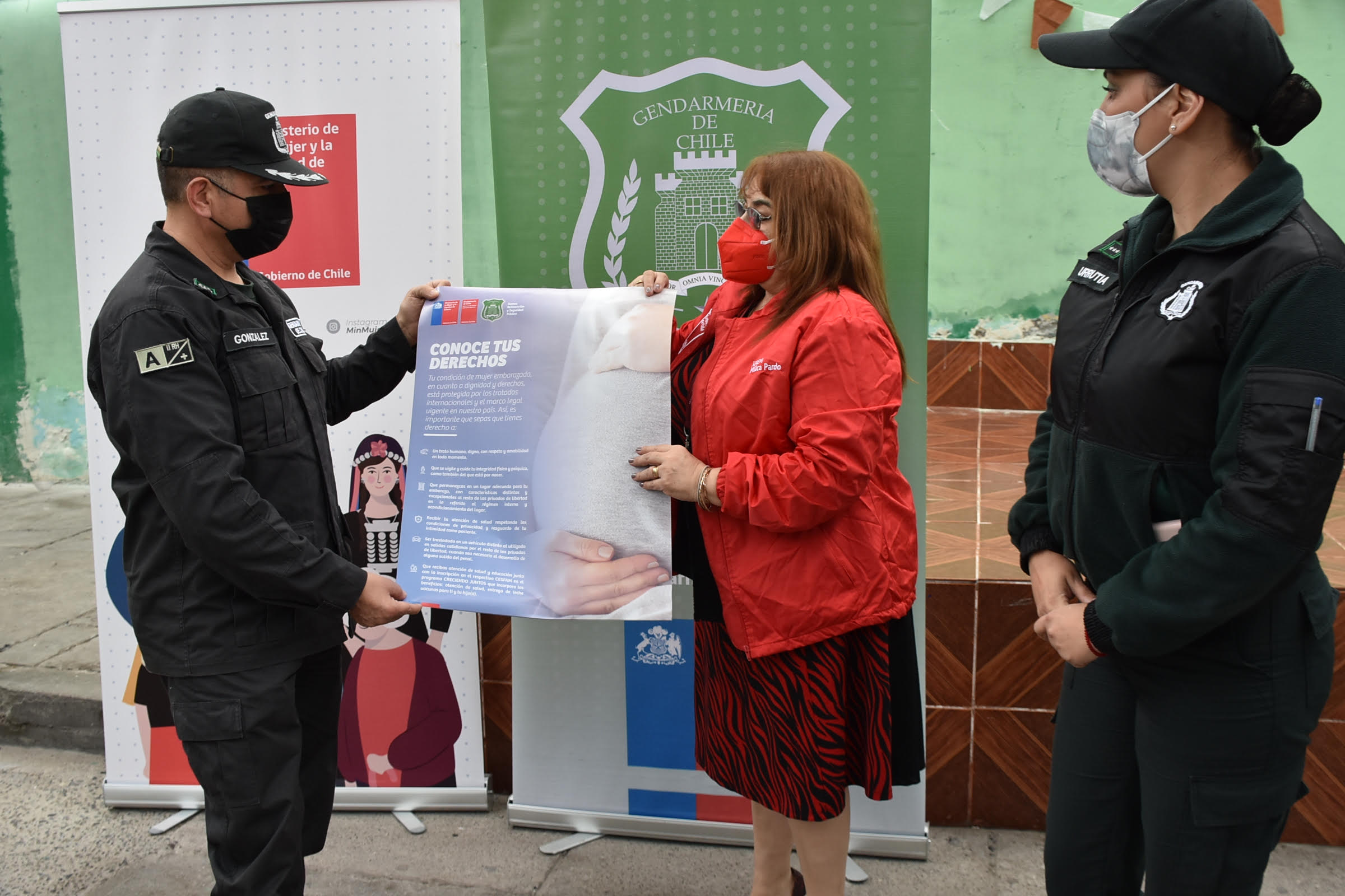 Gendarmería y Sernameg Tarapacá dieron a conocer derechos de internas embarazadas