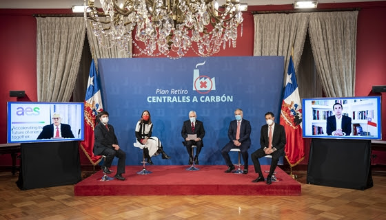 Presidente Piñera anuncia el retiro anticipado de cuatro nuevas centrales energéticas a carbón para 2025