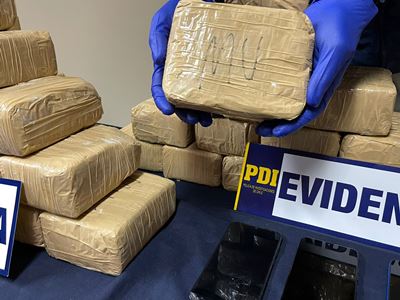 Tarapacá: Detienen a banda que traficaba droga simulando ser de una empresa de obras