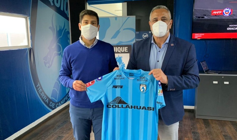 Deportes Iquique recibió la visita del presidente de la ANFP
