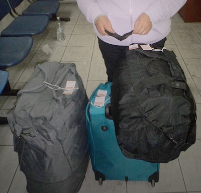 Comerciante boliviana que viajaba con 54 kilos de pasta base en 3 bolsos fue interceptada en Avanzada El Loa