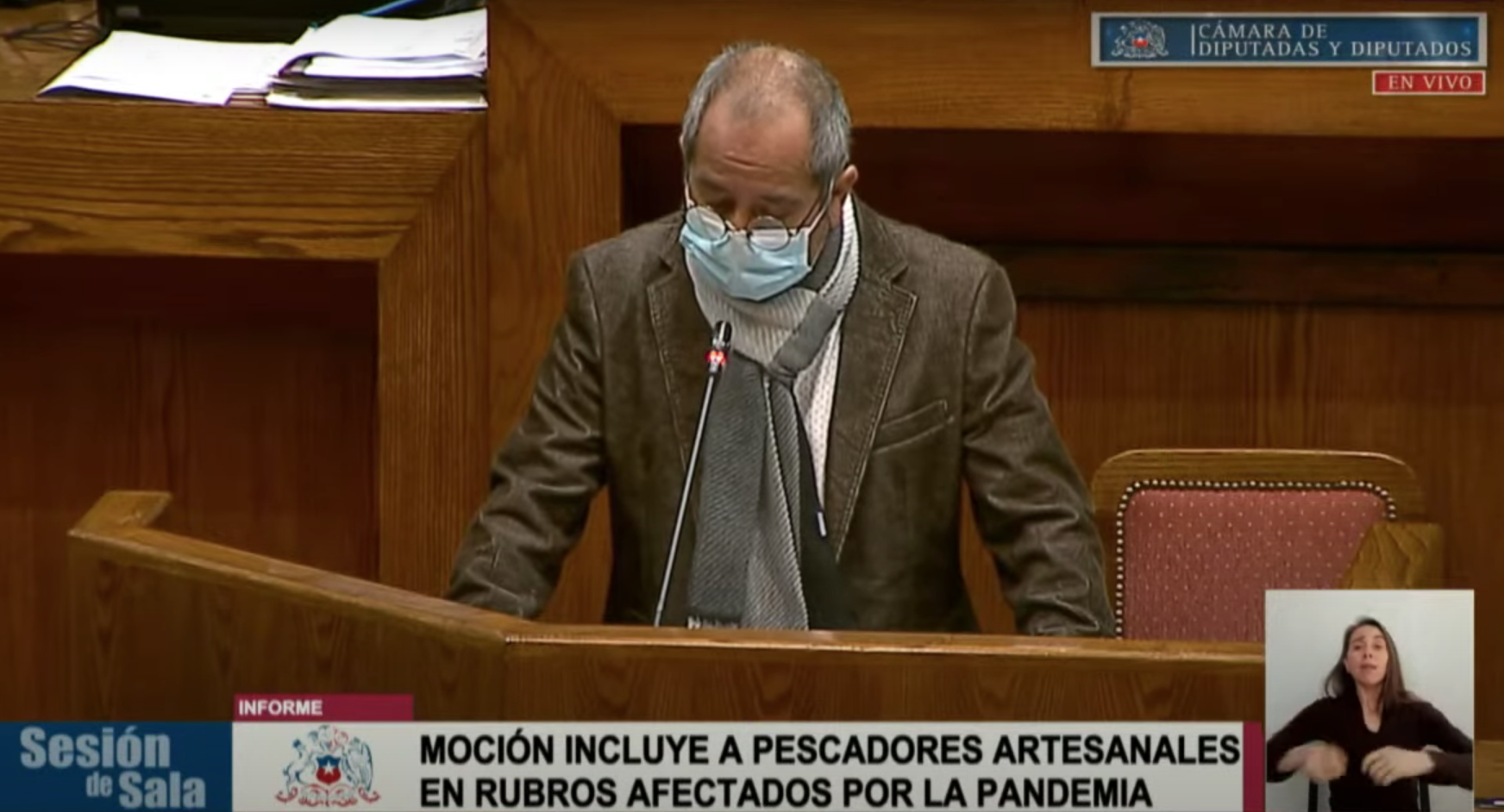 Cámara Baja aprueba bono de alivio a pescadores artesanales