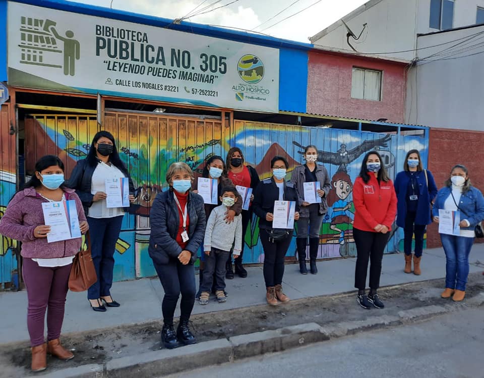 Siete hospicianas concluyeron curso de Alfabetización Digital