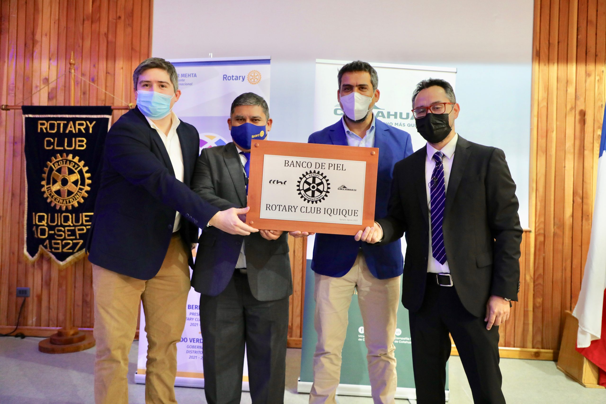 Collahuasi apoya a Rotary Club Iquique en operativo médico e implementación del primer banco de piel en Tarapacá