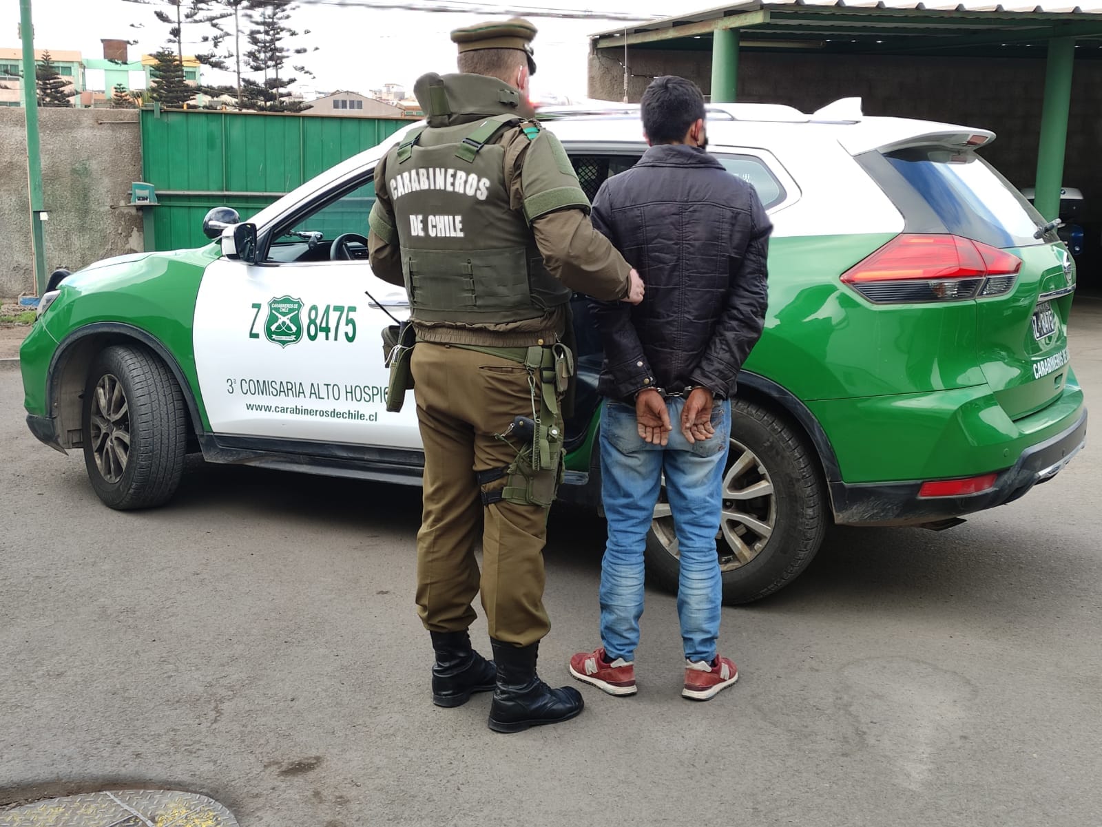 Detenido por robo con violencia en Alto Hospicio