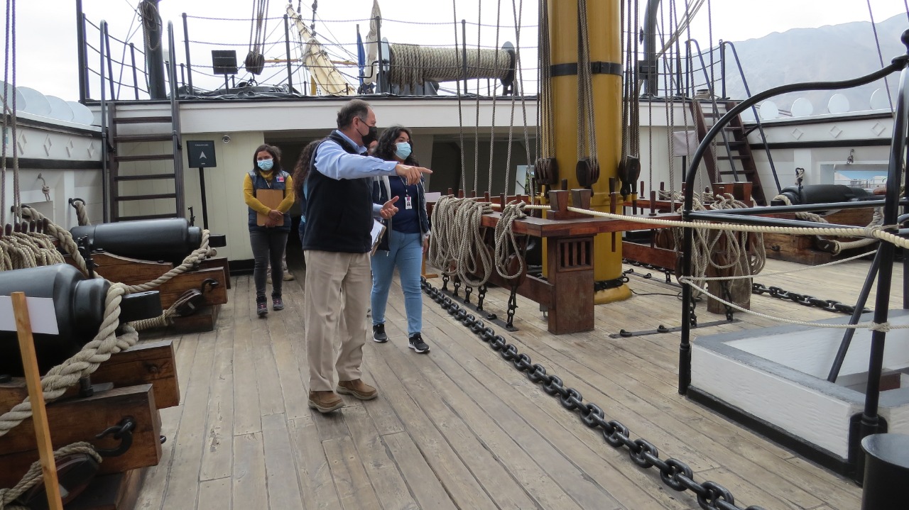 Museo Corbeta Esmeralda continúa destacando por su protocolo covid