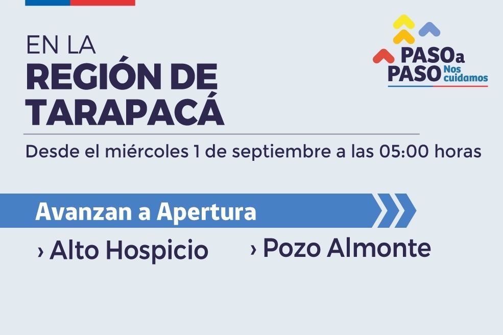 Modifican horario de toque de queda en Tarapacá