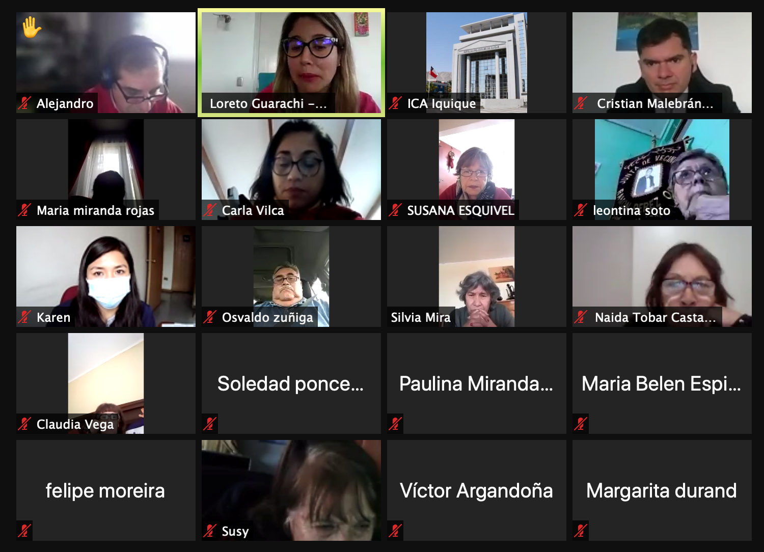 Corte de Apelaciones de Iquique dictó charla sobre protocolo de acceso a la justicia de personas mayores