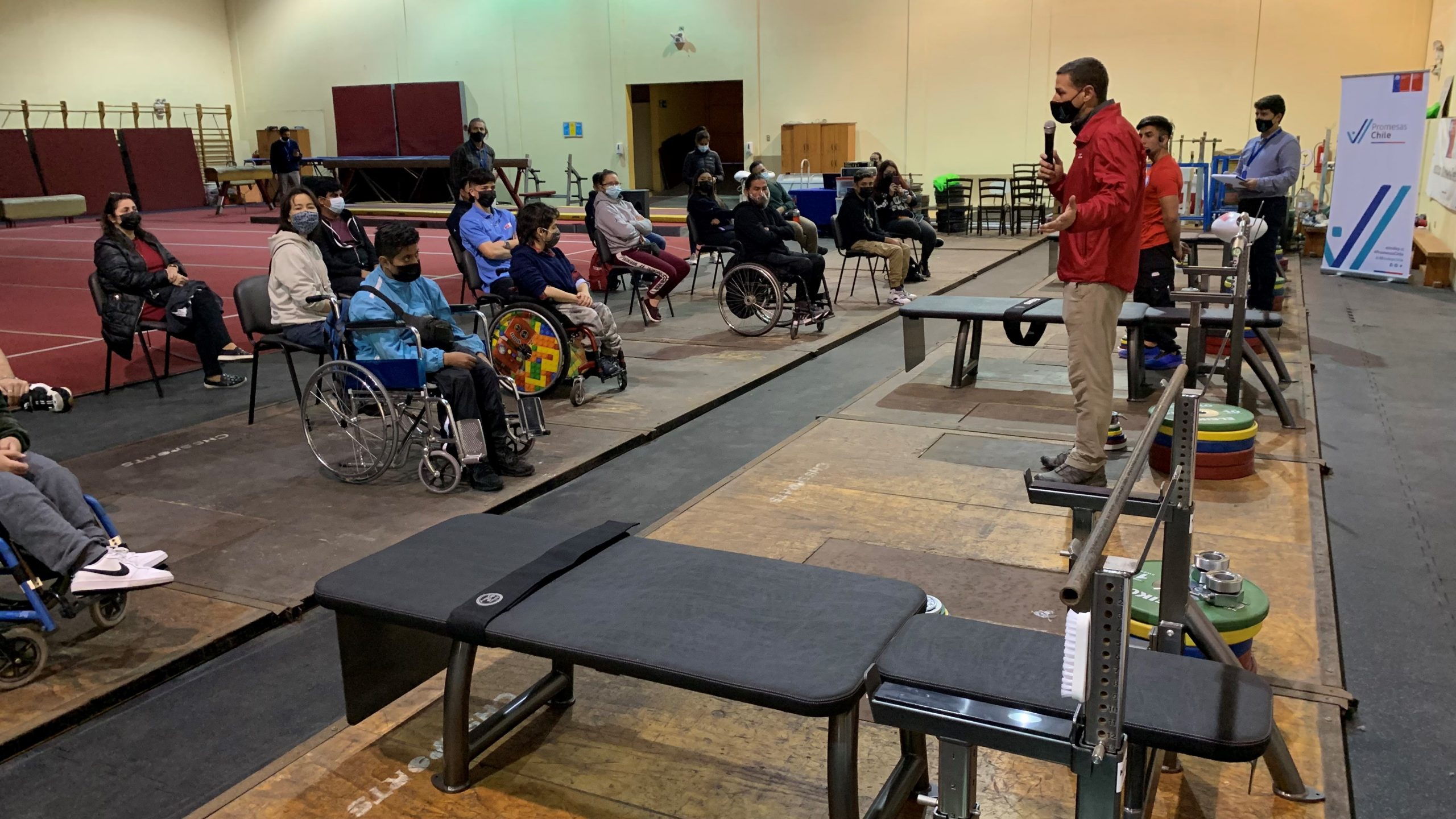 Mindep Tarapacá efectuó Clínica Deportiva de Para Powerlifting