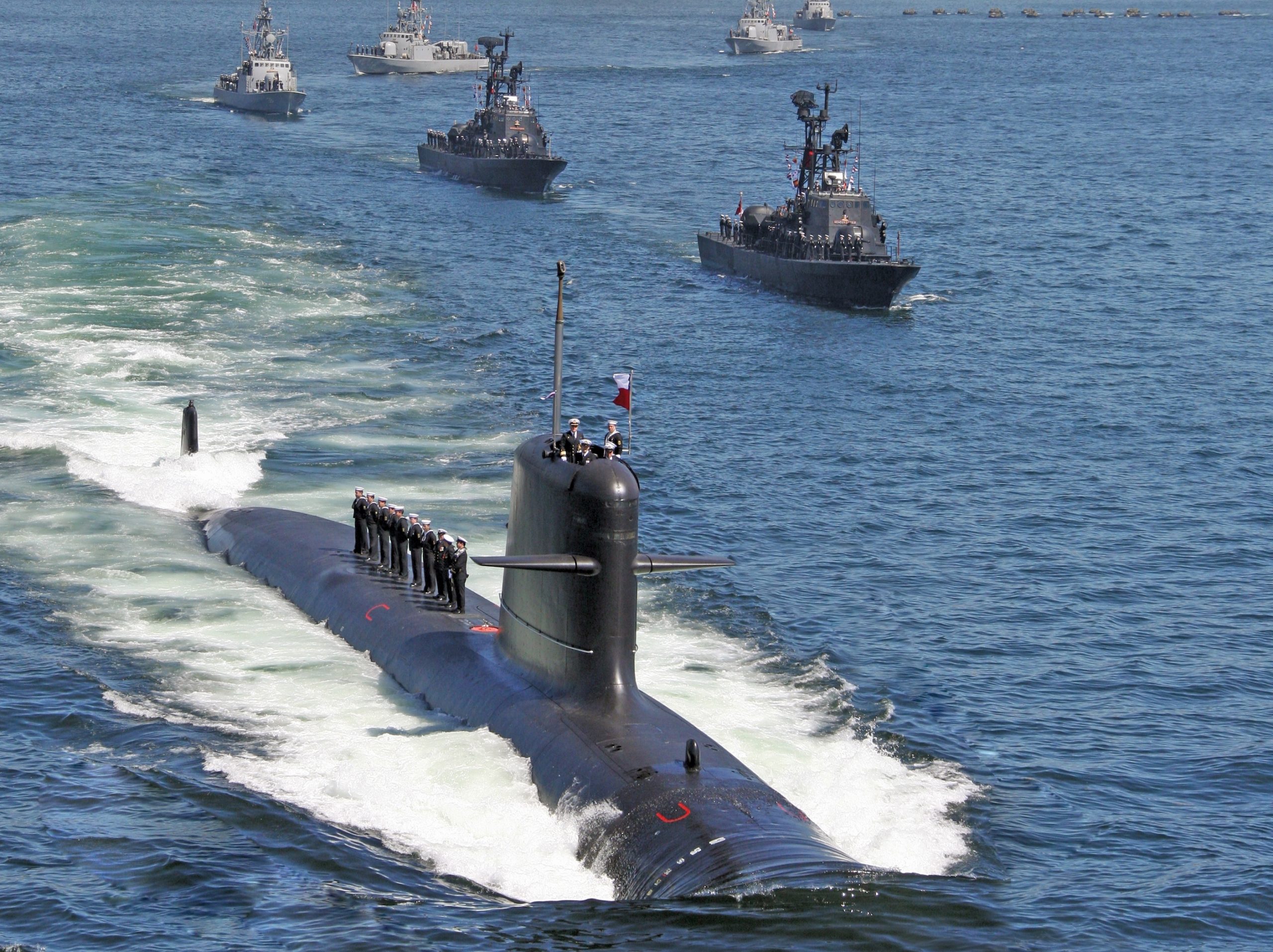 Submarino «O’Higgins» cumplió 16 años en la Armada de Chile