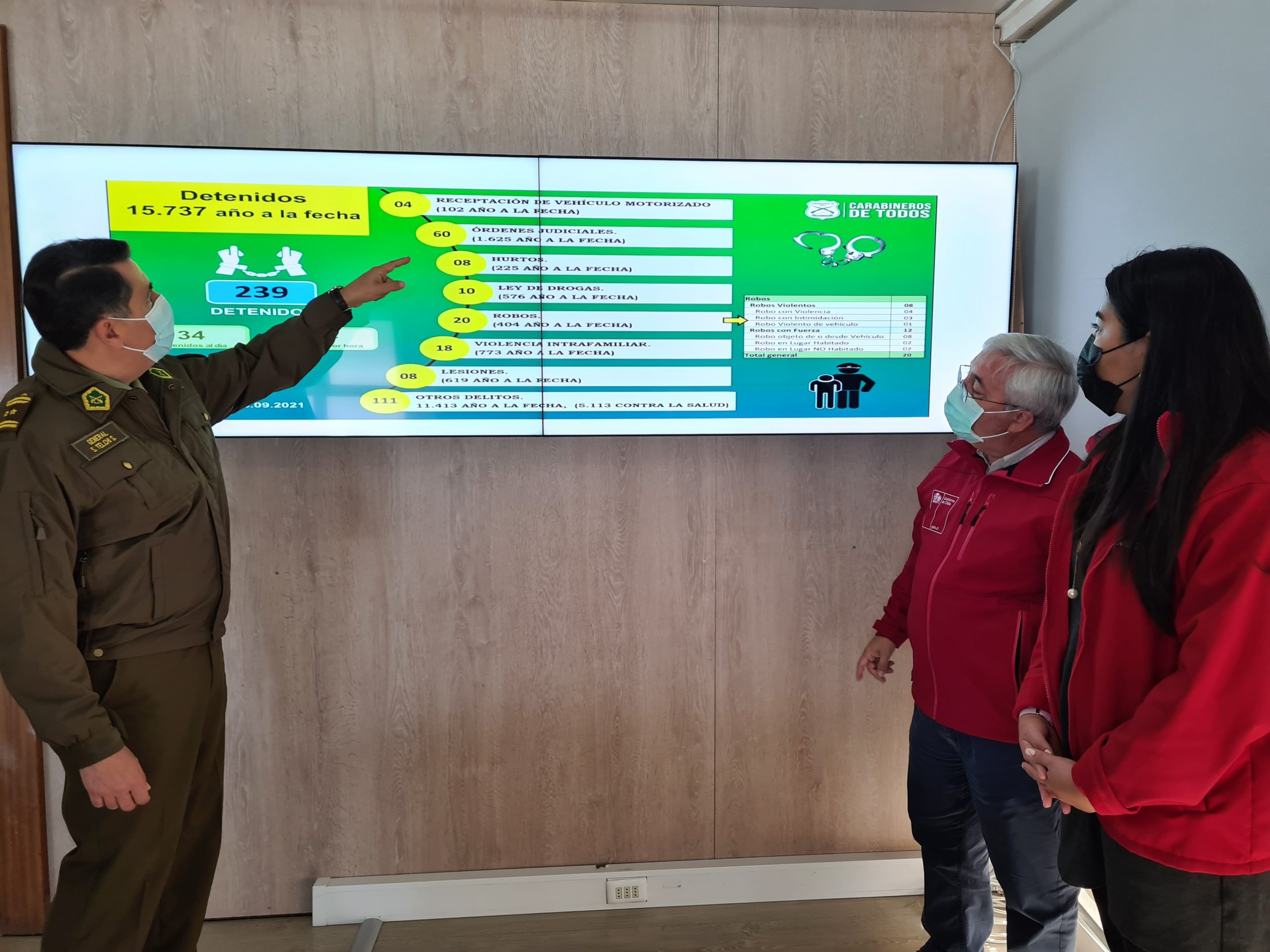 Carabineros de Tarapacá detuvo a 239 personas durante la última semana
