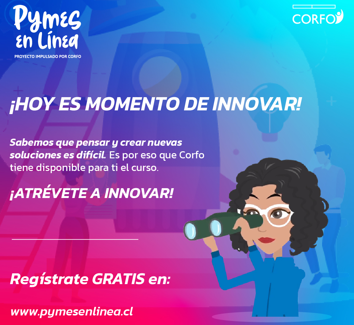 CORFO invita a curso online gratuito para aprender a innovar