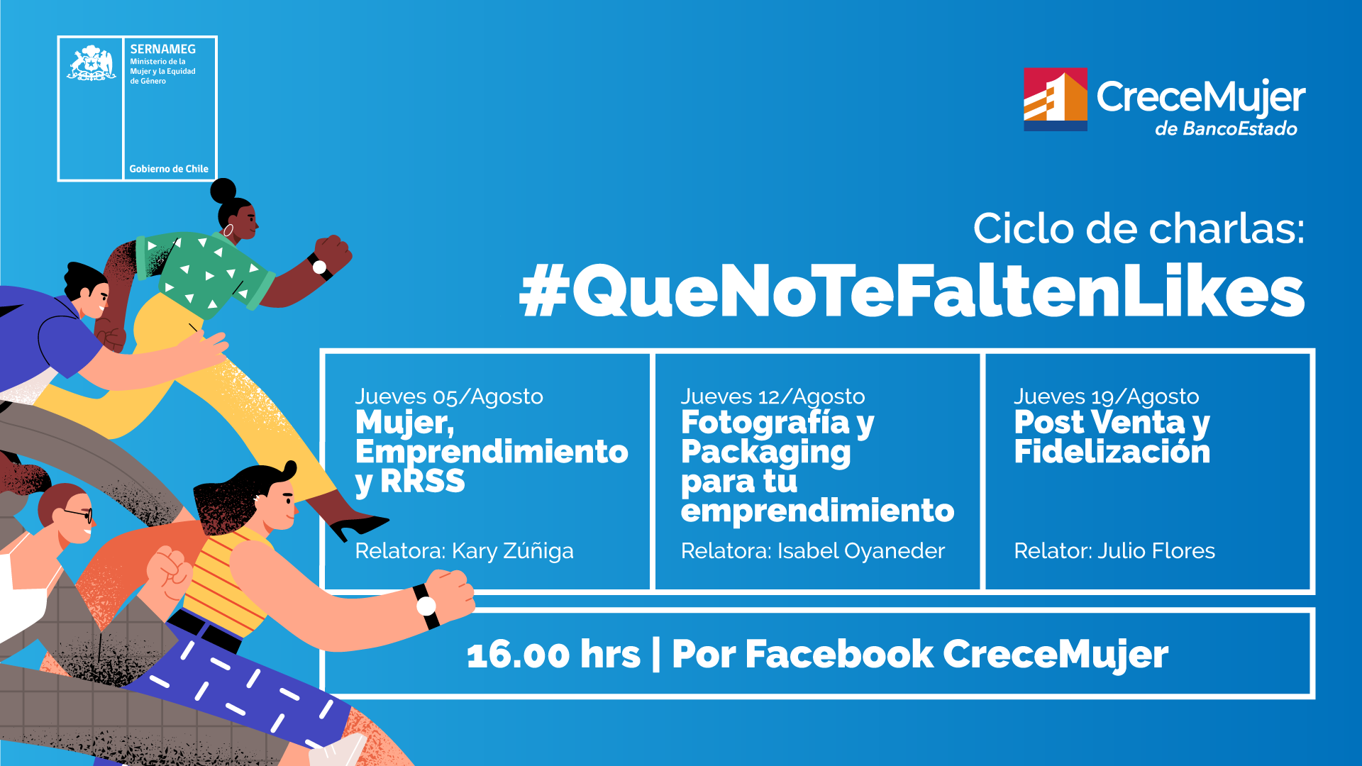 Casi 1.000 emprendedoras participaron en exitoso ciclo de charlas para fortalecer sus negocios