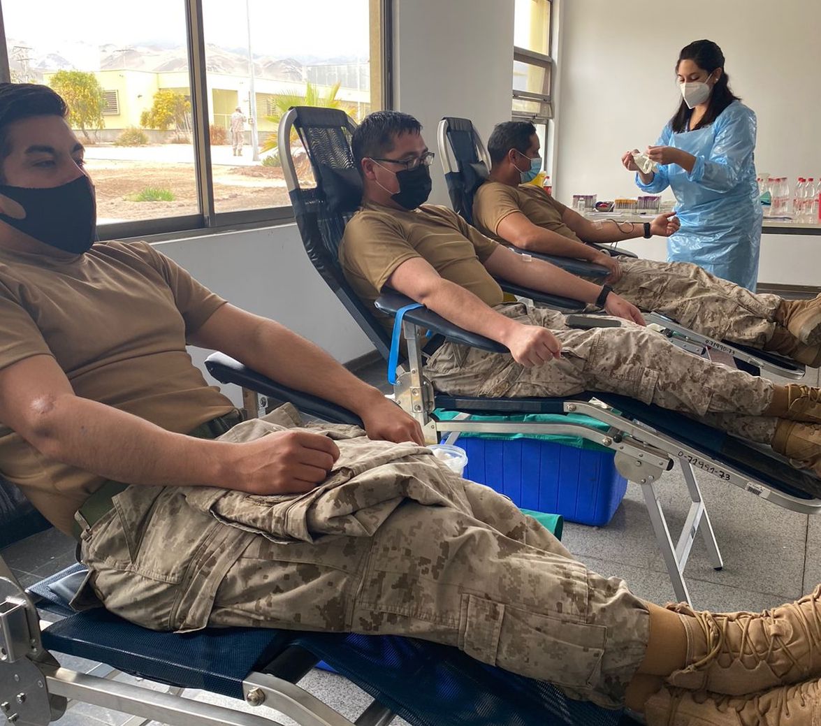 Setenta efectivos del Ejército donaron sangre para el Hospital Regional
