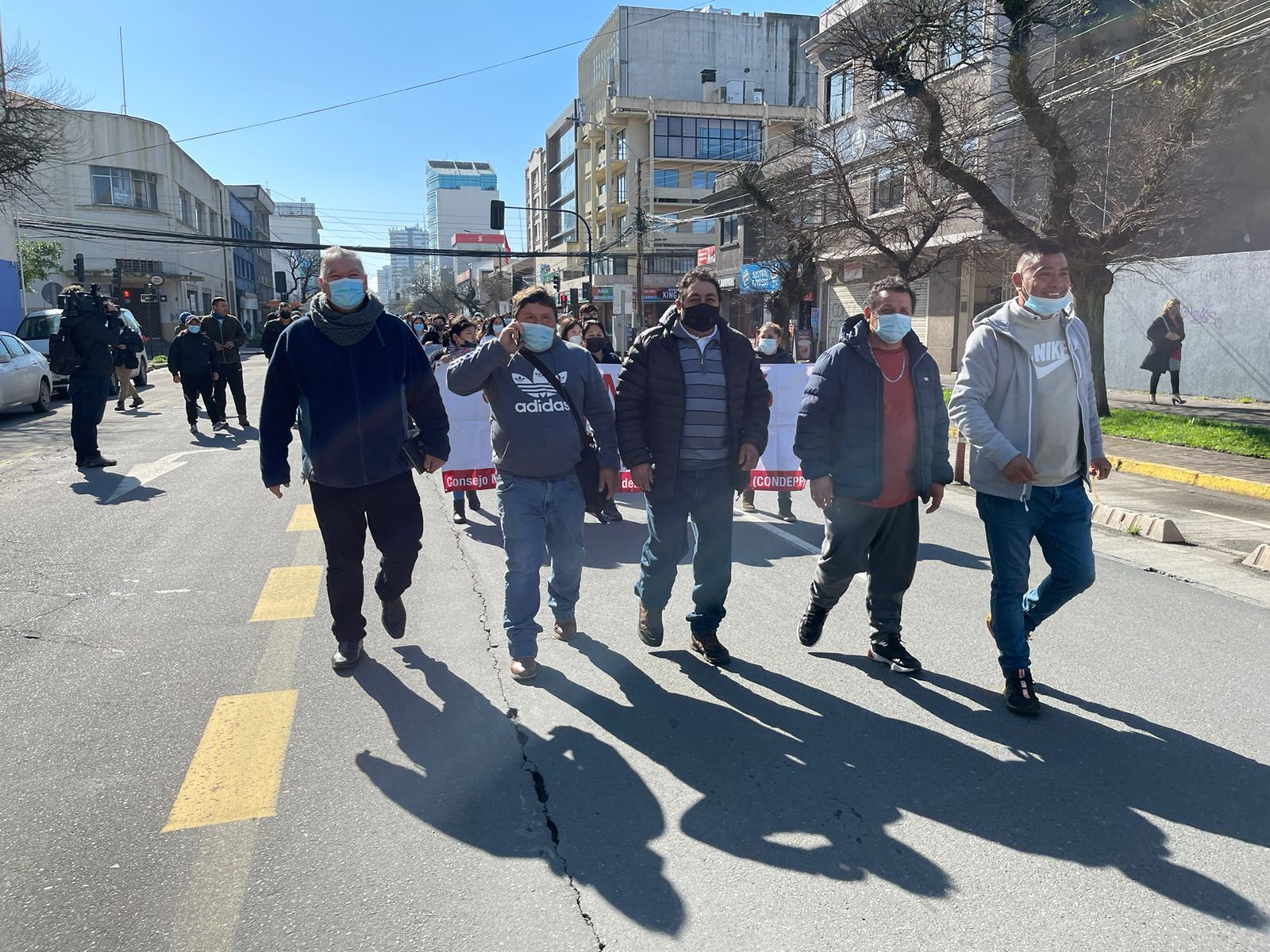 Más de mil pescadores artesanales se manifiestan en el Bío-Bío