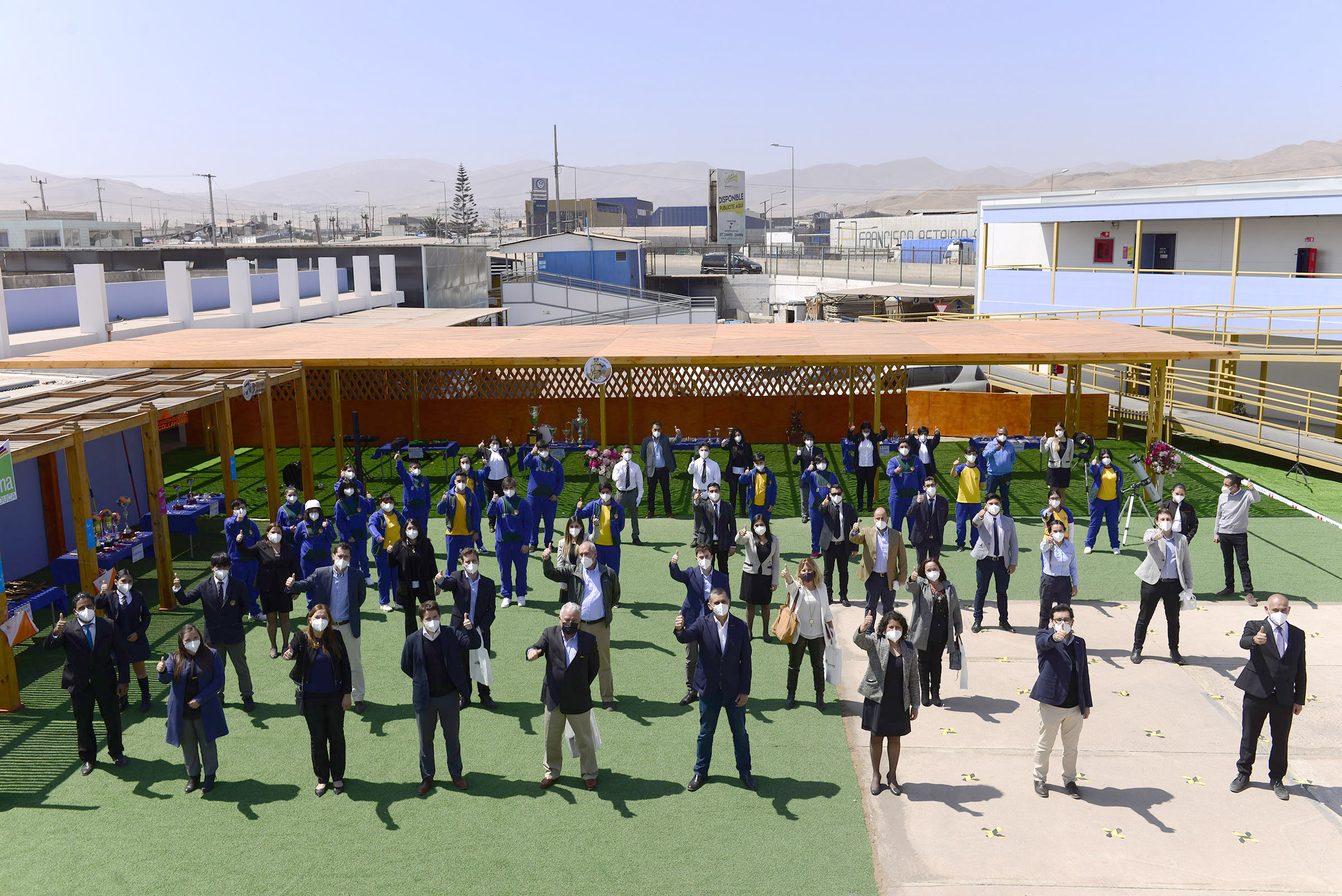 Liceo Bicentenario Minero Juan Pablo II de Alto Hospicio incorpora la experiencia de Enaex en la formación minera de sus alumnos