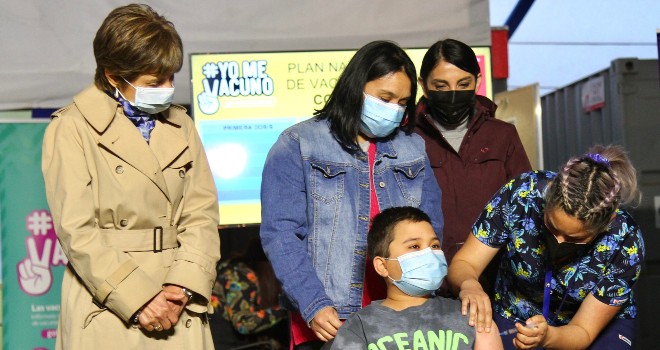 Autoridades dan inicio a la vacunación contra el Covid-19 en niños desde los 6 años