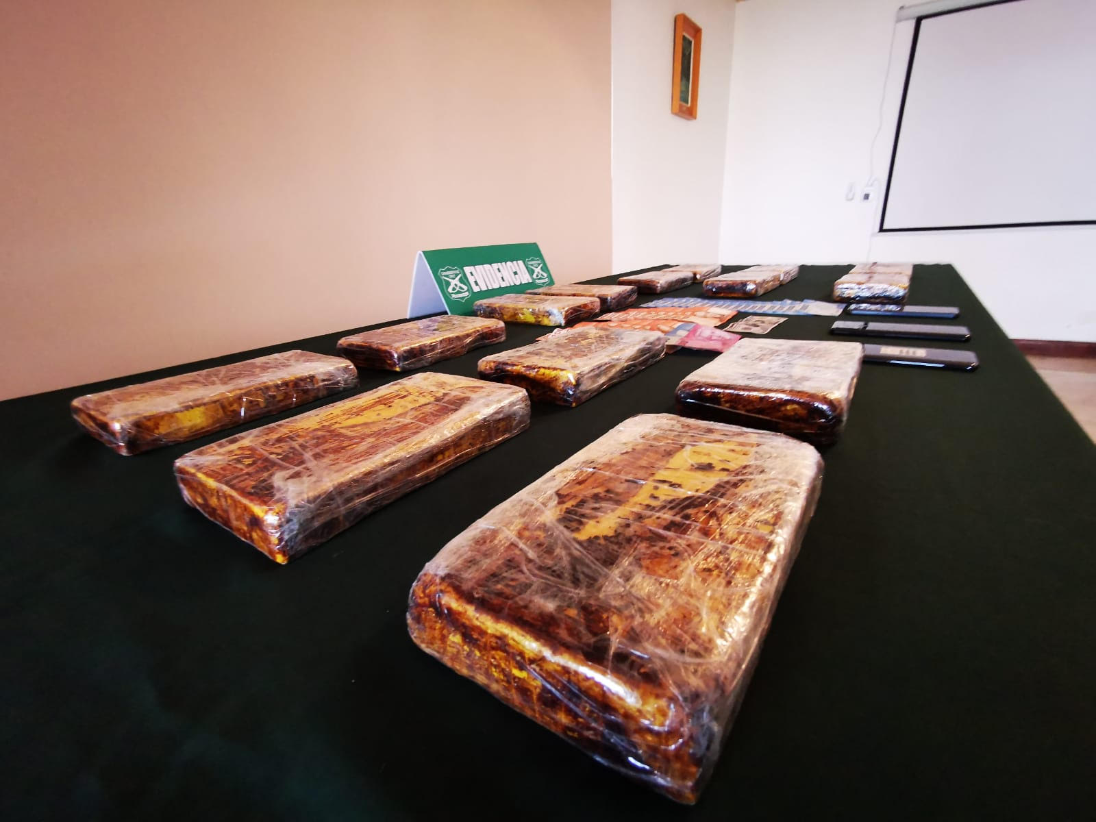 Tres pasajeras portaban 15 kilos de clorhidrato de cocaína