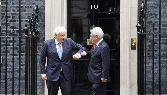 Presidente Sebastián Piñera se reunió hoy con Primer Ministro británico, Boris Johnson