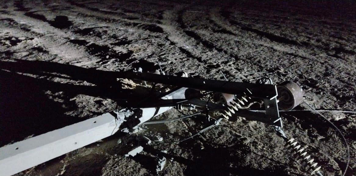 Tercer robo de cables en la Pampa del Tamarugal, antes fue en Pozo Almonte; anoche ladrones robaron en Pica-Matilla
