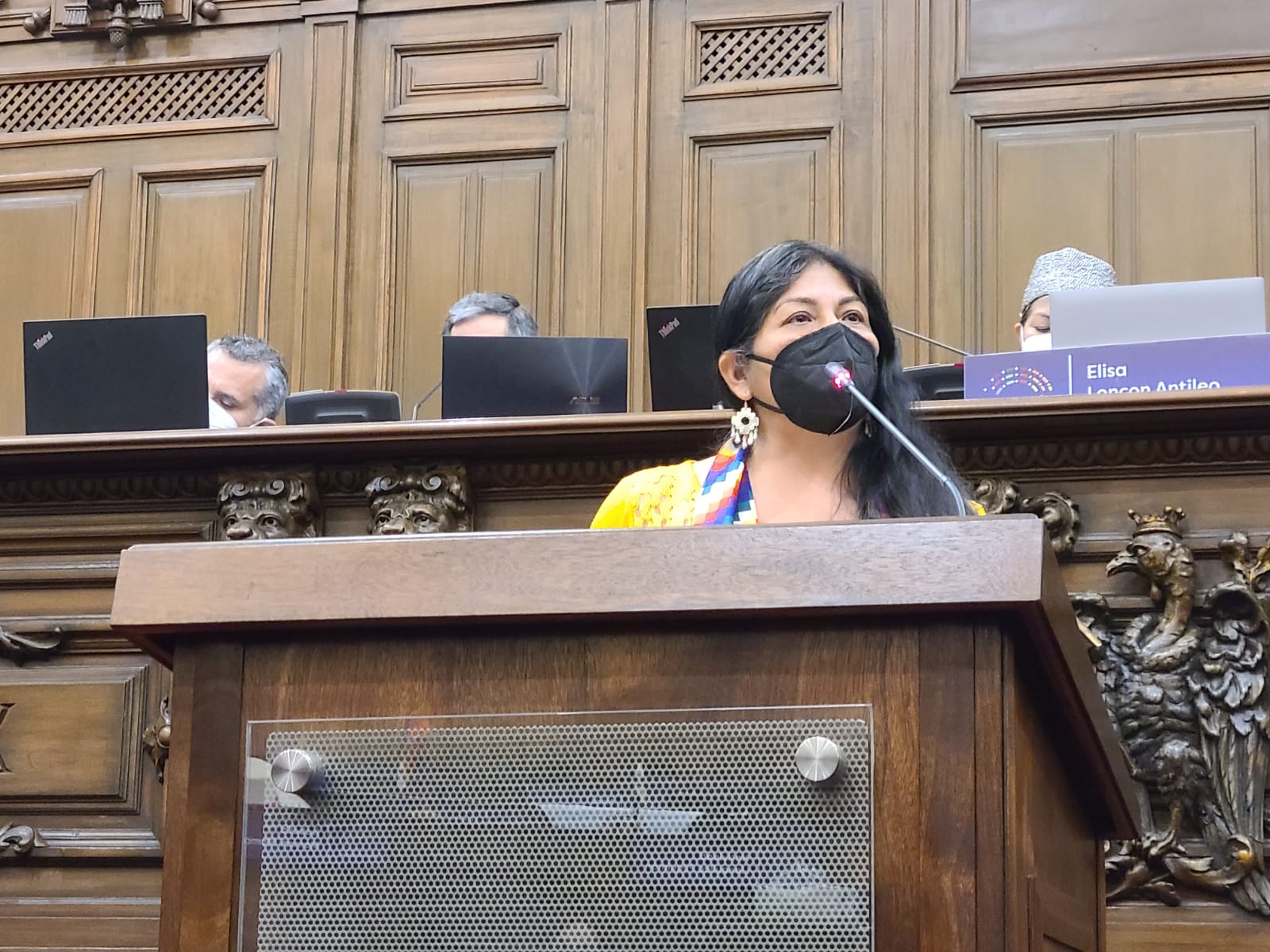 Valores del pueblo aymara abordó Alejandra Flores en el inicio del debate constituyente