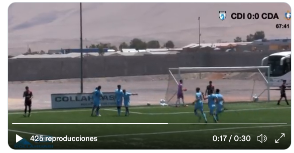 Los dragones celestes Sub 18 ganaron 1-0 a los pumas de Antofagasta