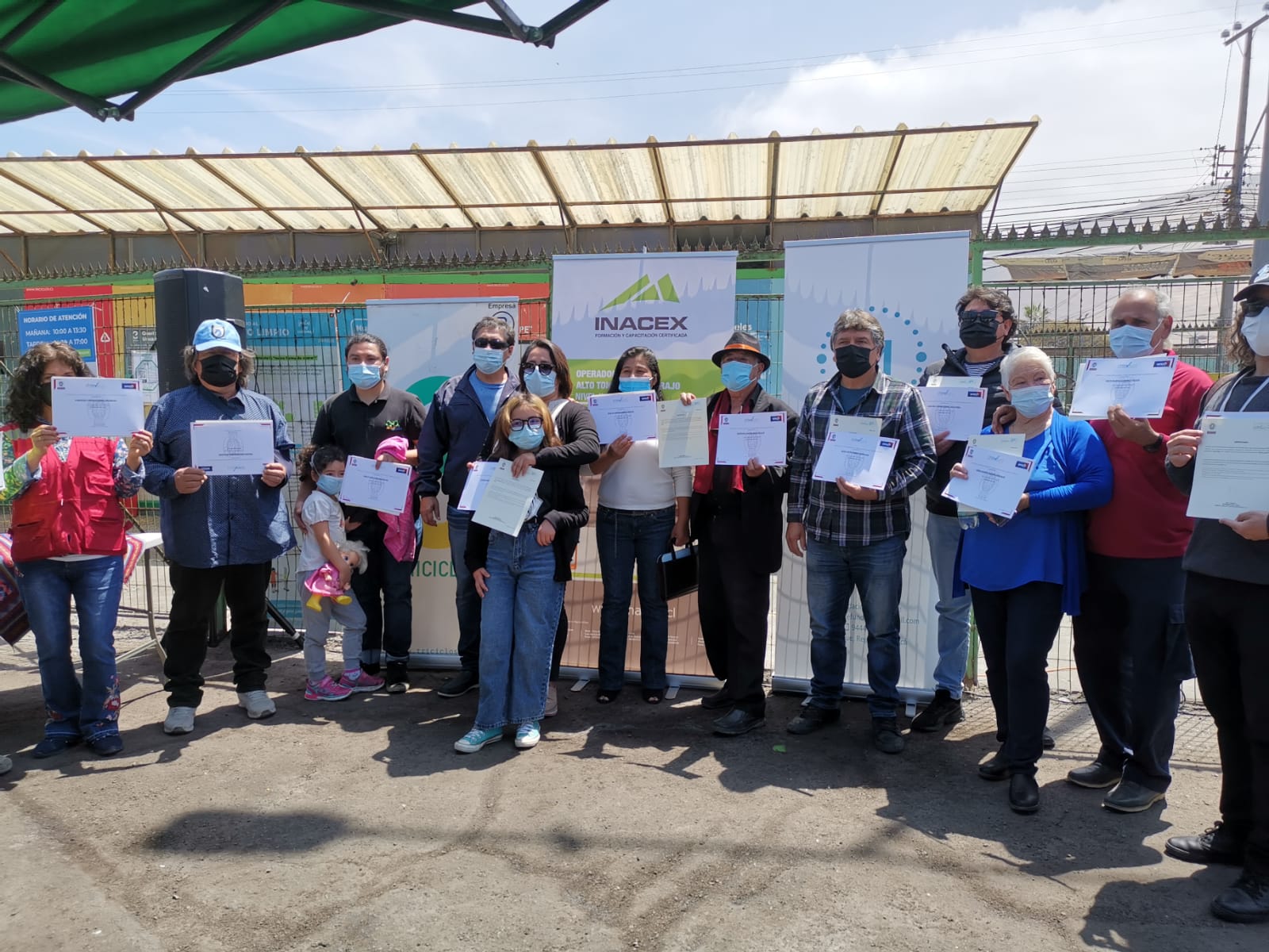 Recicladores de base recibieron certificación de competencias laborales en Tarapacá