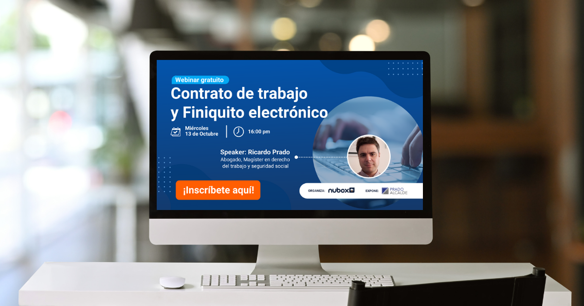 Webinar gratuito explicará cómo cumplir con nueva normativa que exige contratos y finiquitos electrónicos