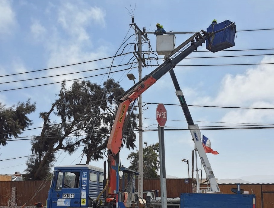 CGE informa corte programado de energía para lunes 18 octubre en sector Las Parcelas, en Alto Hospicio