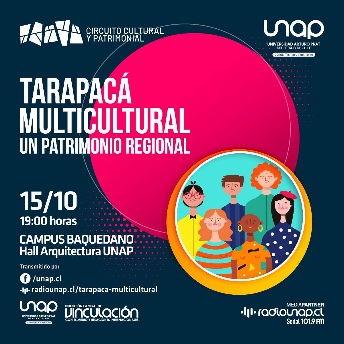 UNAP organiza evento “Tarapacá Multicultural” para valorar patrimonio regional en Iquique