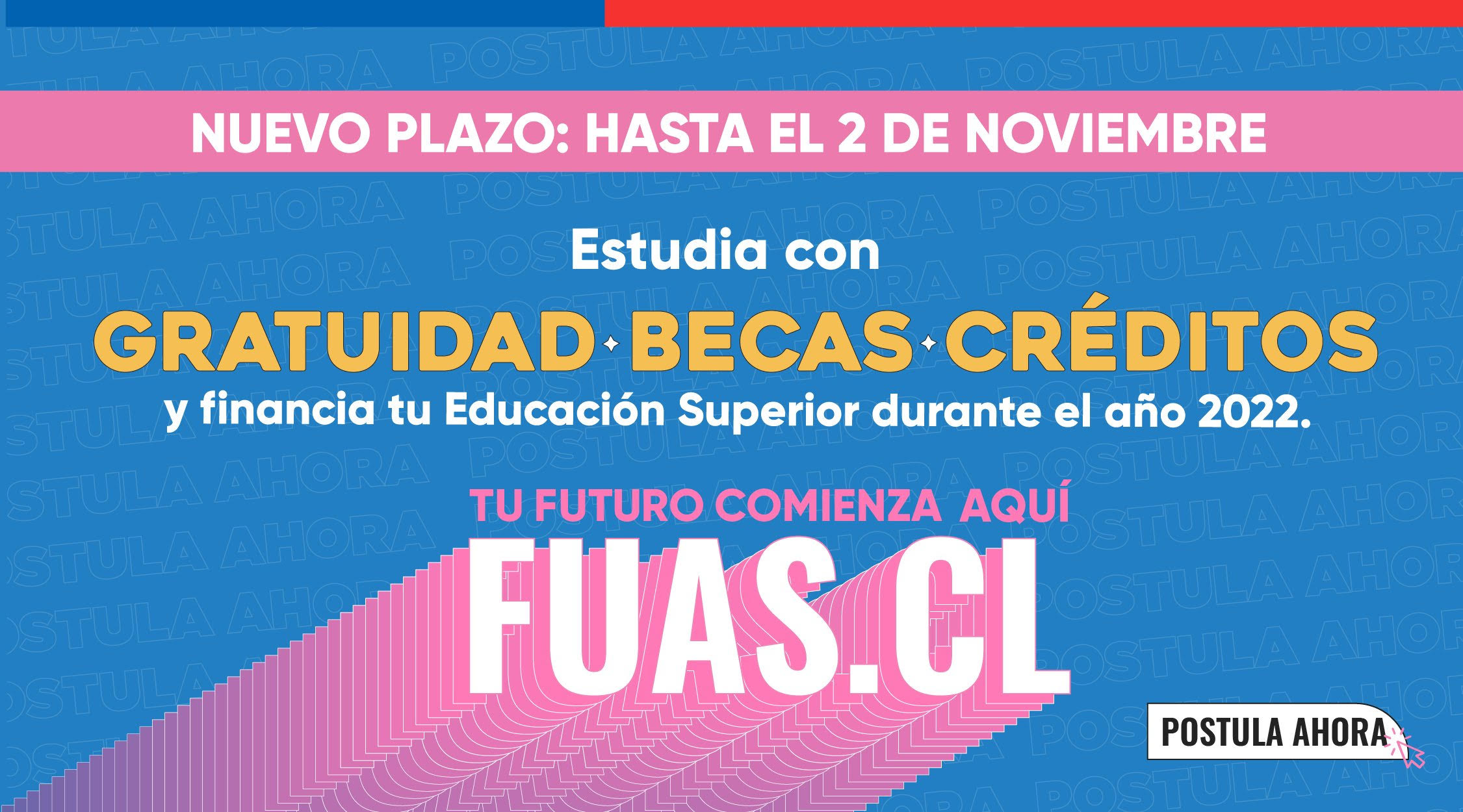 Mineduc extiende plazo de postulación a beneficios estudiantiles para la educación superior 2022