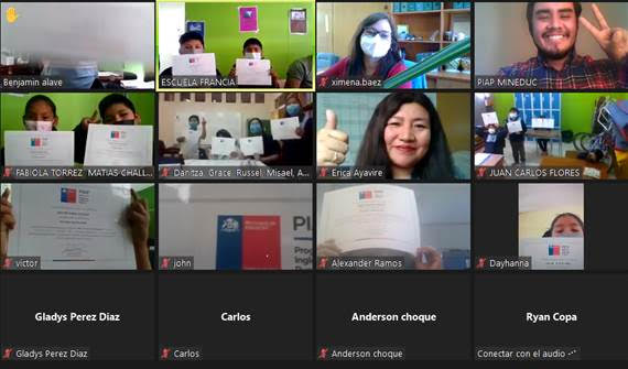 Estudiantes de Camiña refuerzan expresión oral en inglés con taller Mineduc