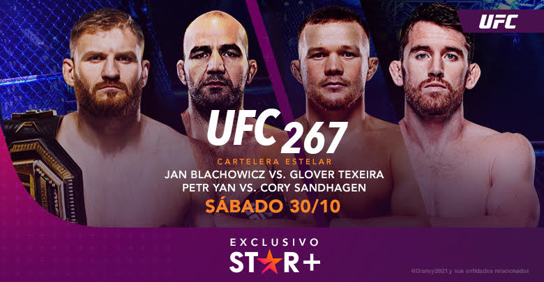 UFC 267: BLACHOWICZ VS TEXEIRA POR EL TÍTULO SEMIPESADO, EN ESPN KNOCKOUT POR STAR+
