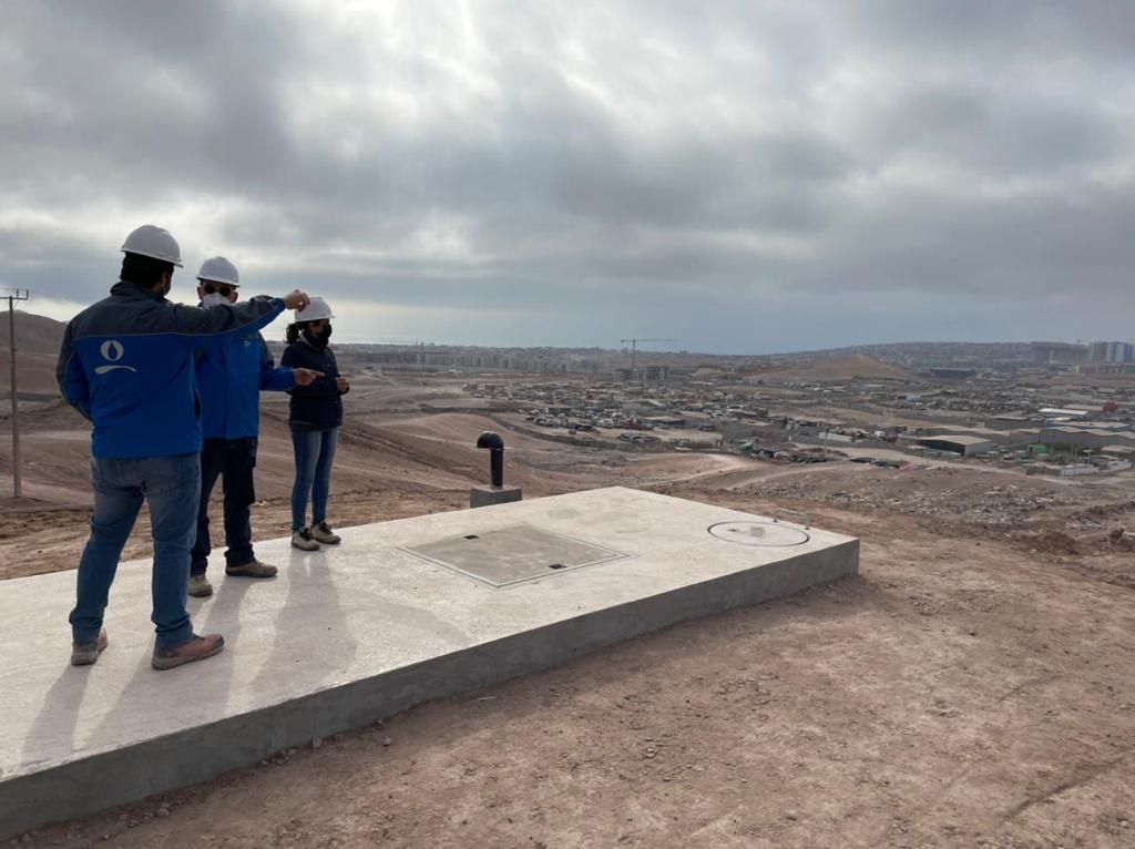 Avanzan obras de Aguas del Altiplano para asegurar servicios a nuevas familias en Alto Hospicio