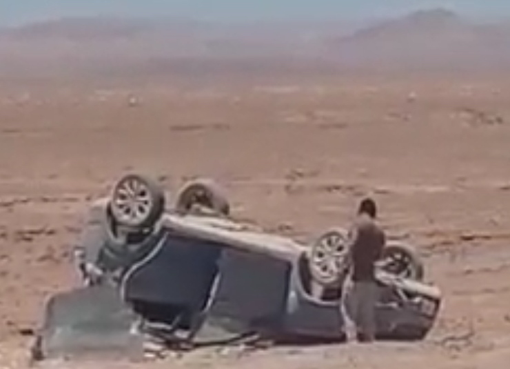 Un muerto y cuatro heridos en volcamiento entre Victoria y Pozo Almonte