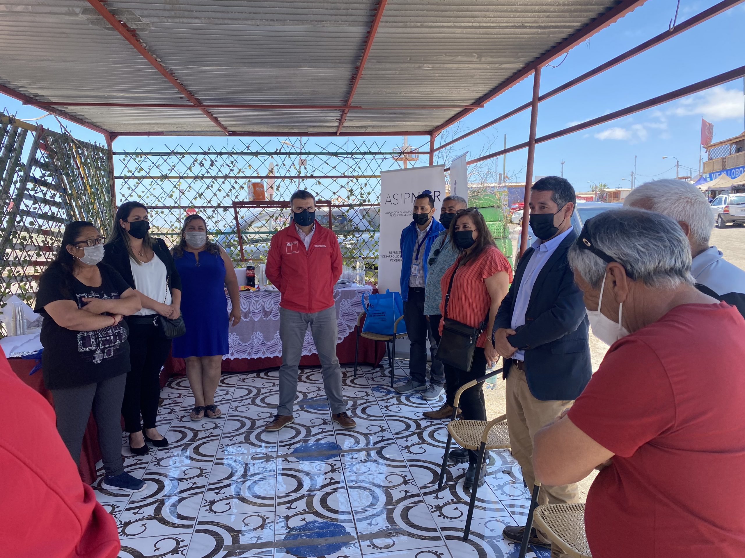 Reconstrucción de locales de caleta Los Verdes alcanza un 60%