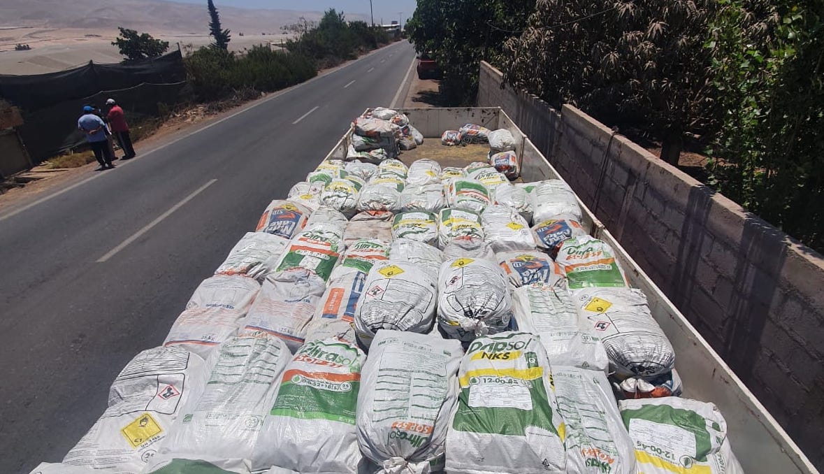 Detectives de Bidema y personal del SAG incautan Guano Blanco