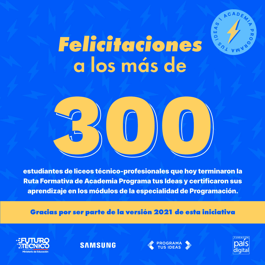 Estudiantes de liceos técnico profesionales realizan exitosa práctica profesional mediante iniciativa público – privada