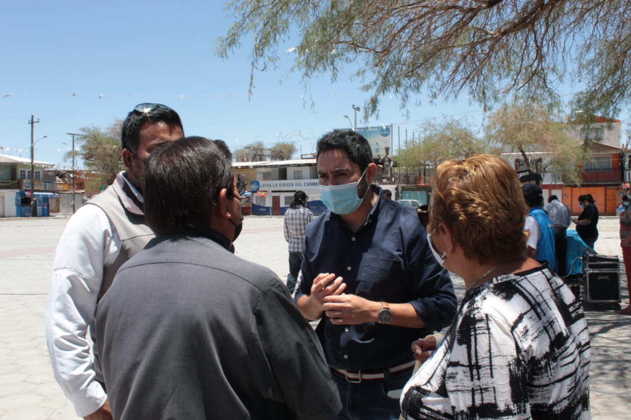 Gobernador de Tarapacá compromete concretar mejoramiento de la explanada del santuario de La Tirana