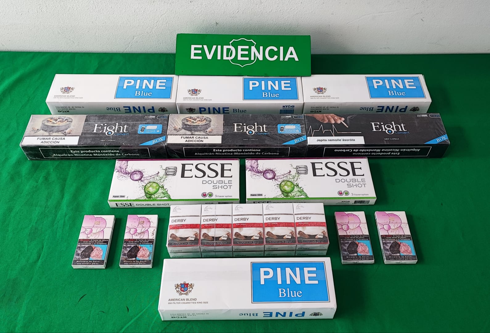 Detenida por contrabando de cigarrillos