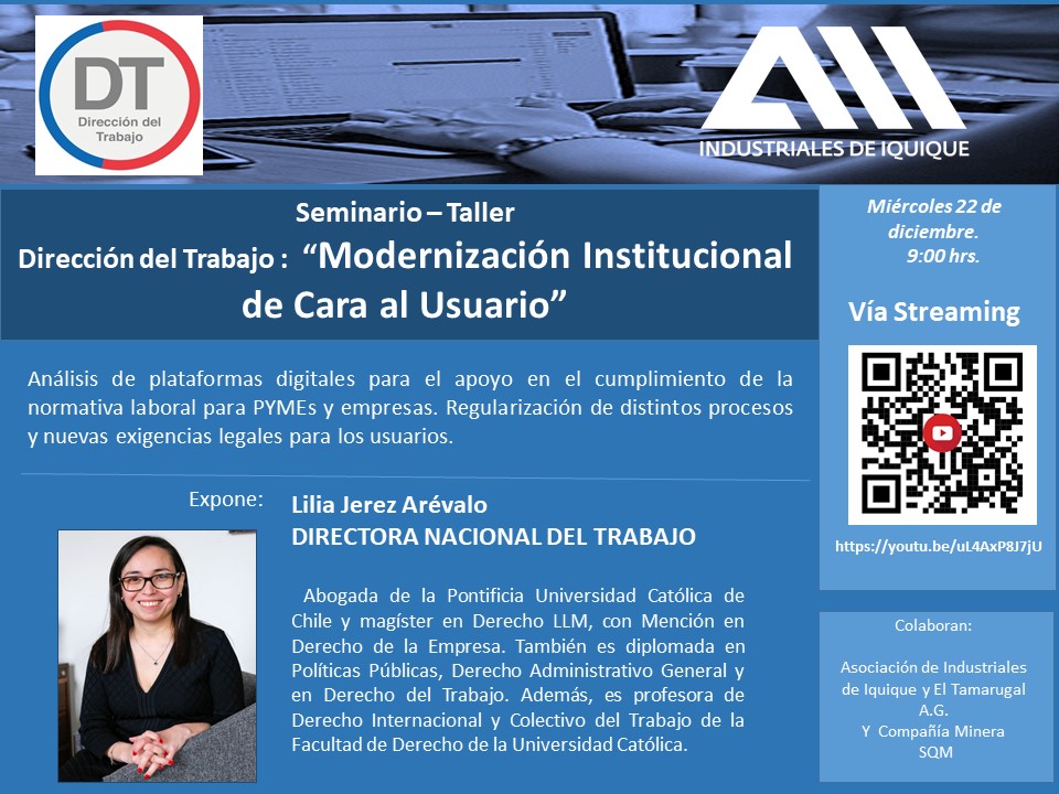 AII de Iquique: Seminario Taller «Modernización Institucional de Cara al Usuario»